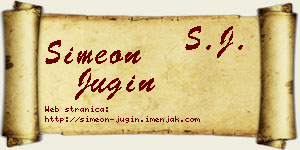 Simeon Jugin vizit kartica